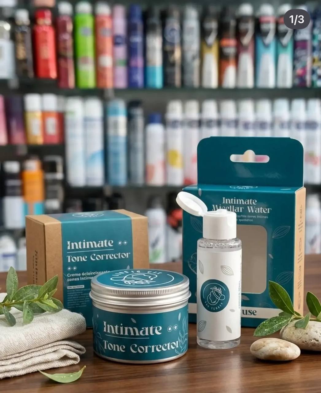 intimate micellar water + tone corrector